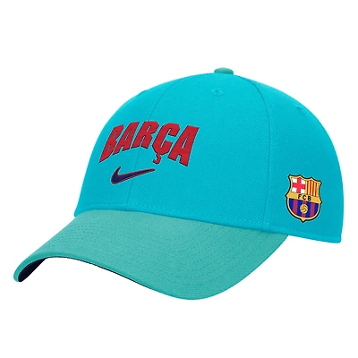 Men's Nike Teal Barcelona Rise Adjustable Hat