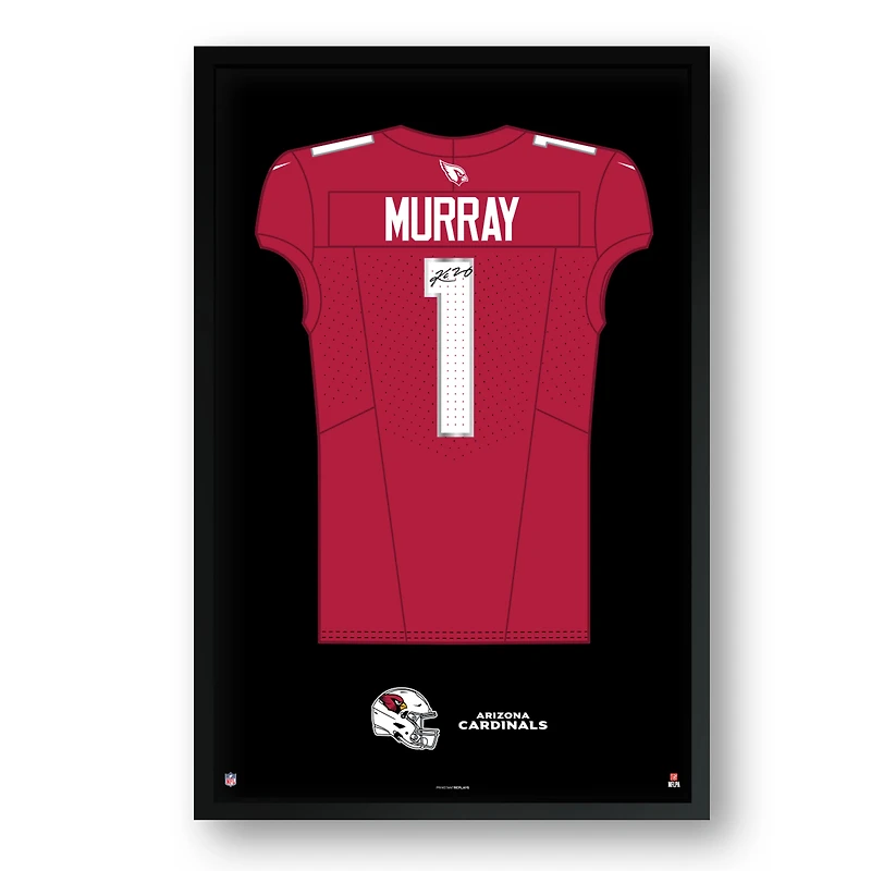 Kyler Murray Arizona Cardinals Facsimile Signature Framed Jersey Art Print