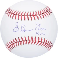 Steven Kwan Cleveland Guardians Autographed Baseball with "The Chosen Kwan" Inscription