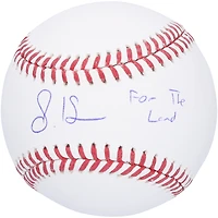 Steven Kwan Cleveland Guardians Autographed Baseball with "For The Land" Inscription