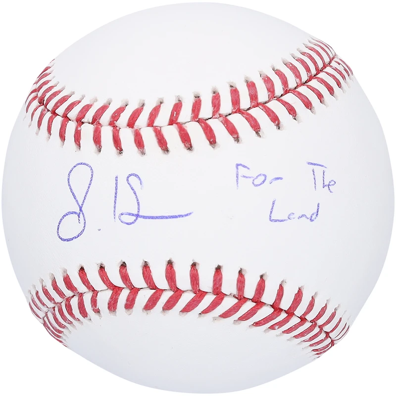Steven Kwan Cleveland Guardians Autographed Baseball with "For The Land" Inscription