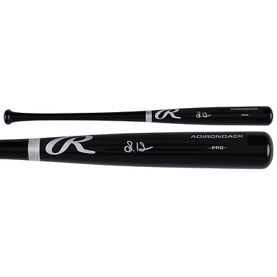 Steven Kwan Cleveland Guardians Autographed Black Rawlings Pro Bat