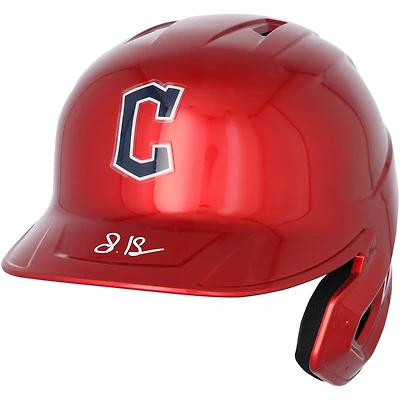 Steven Kwan Cleveland Guardians Autographed Alternate Chrome Replica Batting Helmet