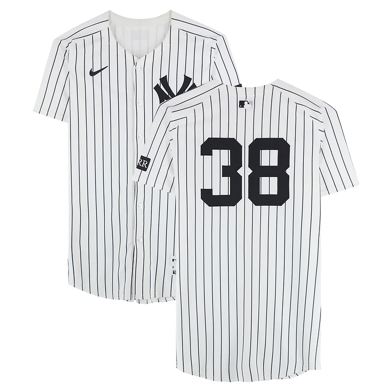 Devin Williams New York Yankees Game-Used #38 White Pinstripe Nike Jersey vs. Chicago Cubs on July 13, 2025