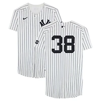 Devin Williams New York Yankees Game-Used #38 White Pinstripe Nike Jersey vs. Chicago Cubs on July 13, 2025