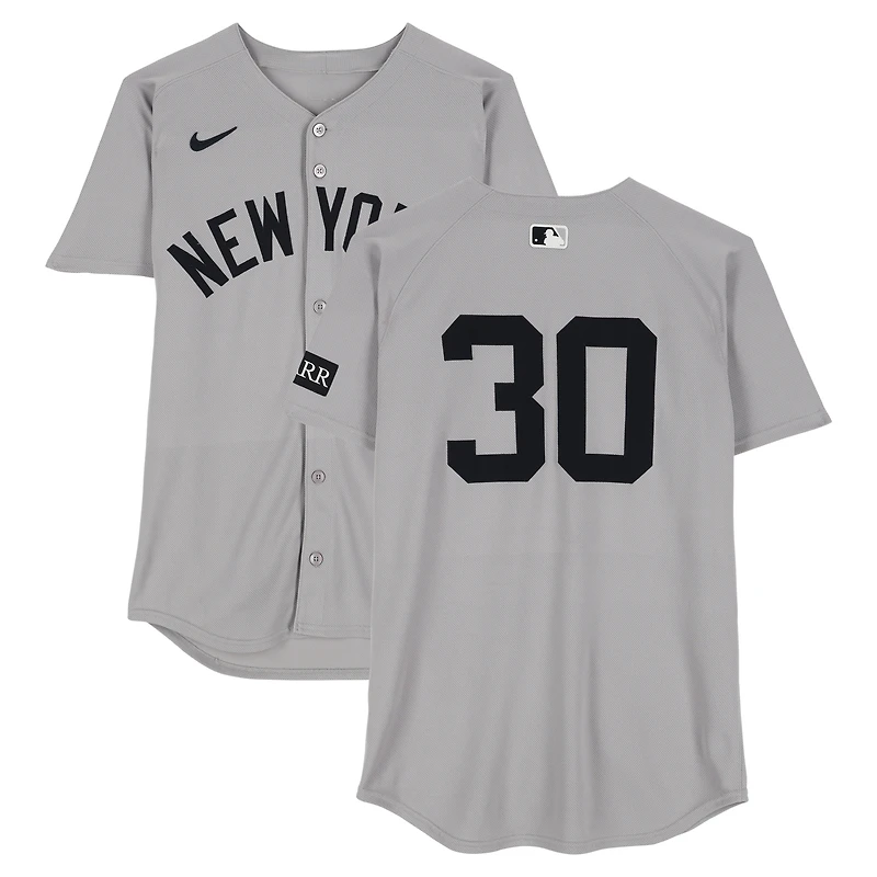 Luke Weaver New York Yankees Game-Used #30 Gray Nike Jersey vs. New York Mets on July 6, 2025
