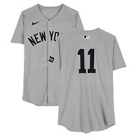 Anthony Volpe New York Yankees Game-Used #11 Gray Nike Jersey vs. New York Mets on July 6, 2025