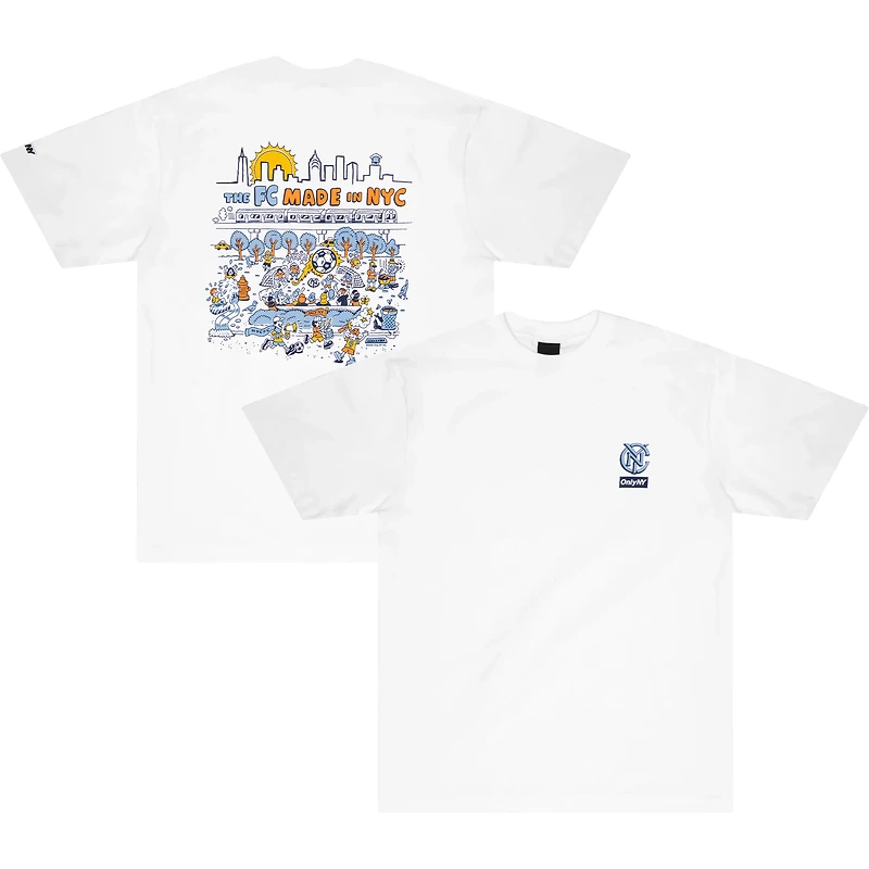 Unisex Only NY x NYCFC  White Tailgate T-Shirt