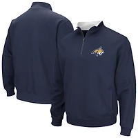 Men's Colosseum  Navy Montana State Bobcats Tortugas Quarter-Zip Pullover