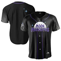 Men's Black Erie SeaWolves Moon Mammoths Alternate Replica Jersey
