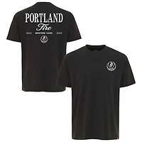 Unisex Sportiqe Anthracite Portland Fire Athletic Club Collection Duke Relaxed Fit Premium T-Shirt