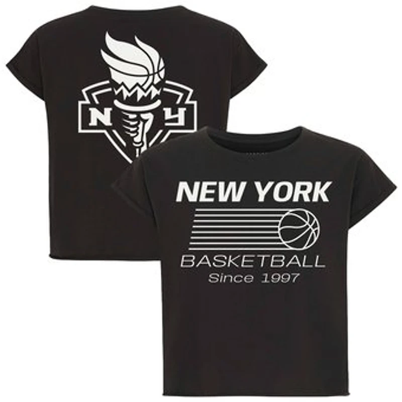 Women's Sportiqe Anthracite New York Liberty Athletic Club Collection Alana T-Shirt