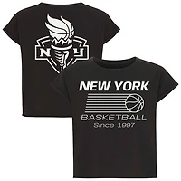 Women's Sportiqe Anthracite New York Liberty Athletic Club Collection Alana T-Shirt