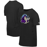 Men's New Era  Black Erie SeaWolves Moon Mammoths Activewear T-Shirt