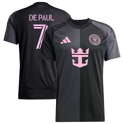 Men's adidas Rodrigo De Paul Black Inter Miami CF 2025 The Fortitude Kit Replica Player Jersey