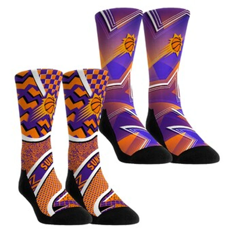 Unisex Rock Em Socks Phoenix Suns NBA Hoops Two-Pack Crew Set
