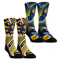 Unisex Rock Em Socks Indiana Pacers NBA Hoops Two-Pack Crew Set