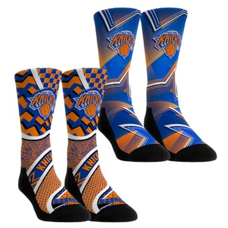 Youth Rock Em Socks New York Knicks NBA Hoops Two-Pack Crew Set