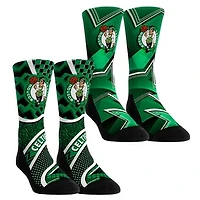 Youth Rock Em Socks Boston Celtics NBA Hoops Two-Pack Crew Set