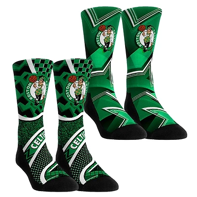 Youth Rock Em Socks Boston Celtics NBA Hoops Two-Pack Crew Set