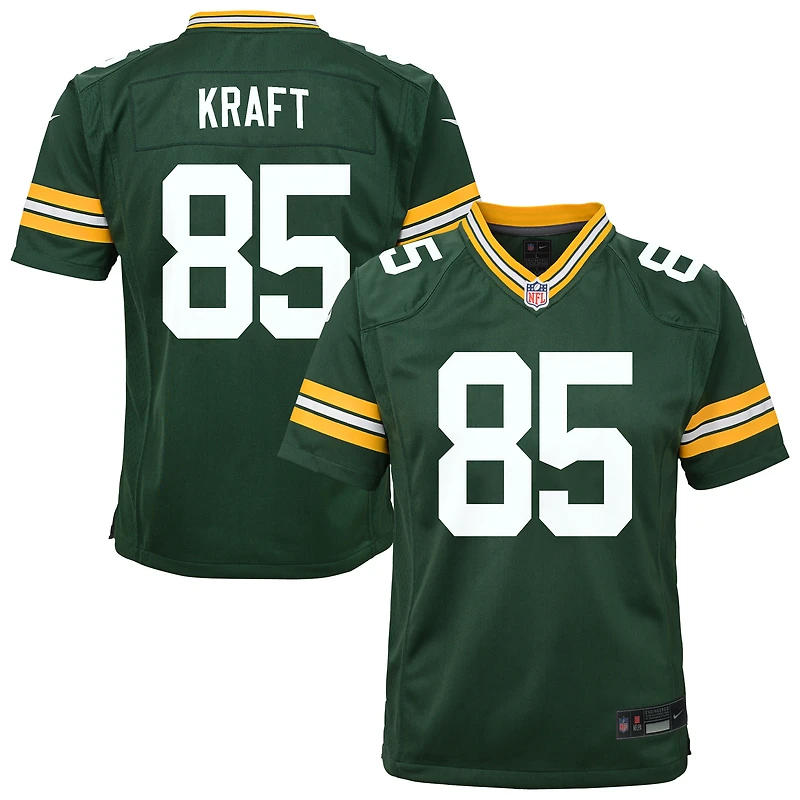 Youth Nike Tucker Kraft Green Green Bay Packers Team Game Jersey