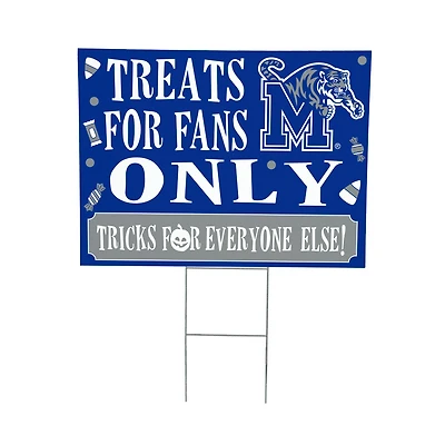 Memphis Tigers 18" x 24" Halloween Treats Outdoor Yard Sign