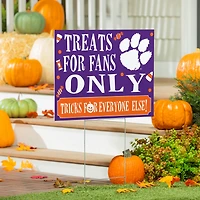 Clemson Tigers 18" x 24" Halloween Treats Outdoor Yard Sign