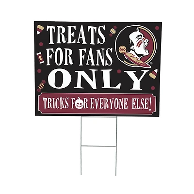 Florida State Seminoles 18" x 24" Halloween Treats Outdoor Yard Sign