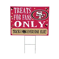 San Francisco 49ers 18" x 24" Halloween Treats Outdoor Yard Sign