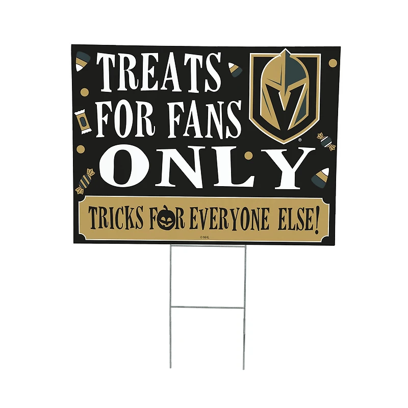 Vegas Golden Knights 18" x 24" Halloween Treats Outdoor Yard Sign