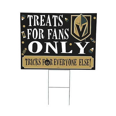 Vegas Golden Knights 18" x 24" Halloween Treats Outdoor Yard Sign
