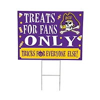 ECU Pirates 18" x 24" Halloween Treats Outdoor Yard Sign