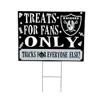 Las Vegas Raiders 18" x 24" Halloween Treats Outdoor Yard Sign