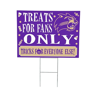 Western Carolina Catamounts 18" x 24" Halloween Treats Outdoor Yard Sign