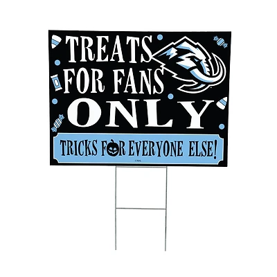 Utah Mammoth 18" x 24" Halloween Treats Outdoor Yard Sign