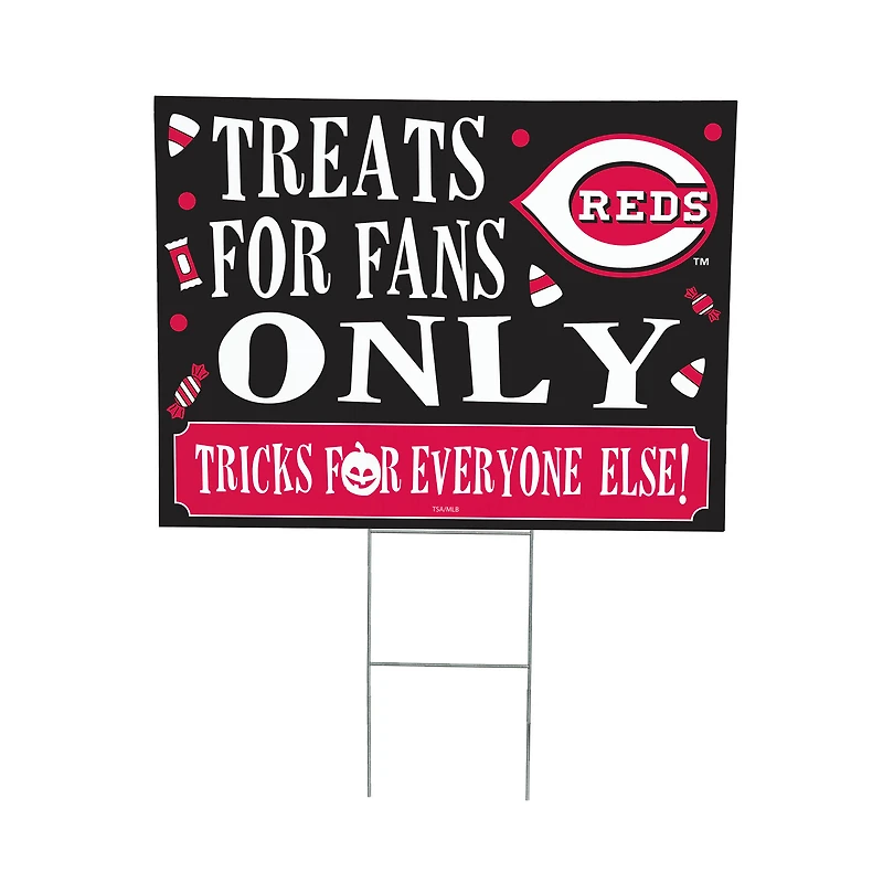 Cincinnati Reds 18" x 24" Halloween Treats Outdoor Yard Sign