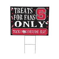 NC State Wolfpack 18" x 24" Halloween Treats Outdoor Yard Sign