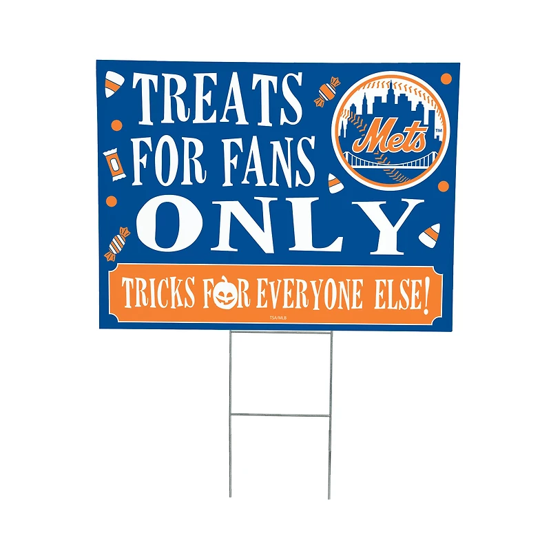 New York Mets 18" x 24" Halloween Treats Outdoor Yard Sign
