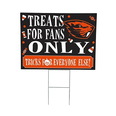 Oregon State Beavers 18" x 24" Halloween Treats Outdoor Yard Sign