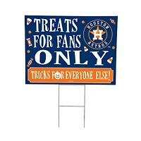 Houston Astros 18" x 24" Halloween Treats Outdoor Yard Sign