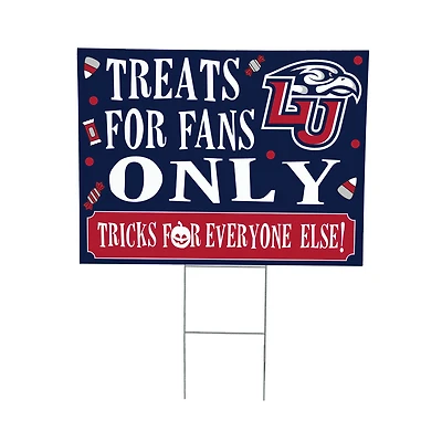 Liberty Flames 18" x 24" Halloween Treats Outdoor Yard Sign