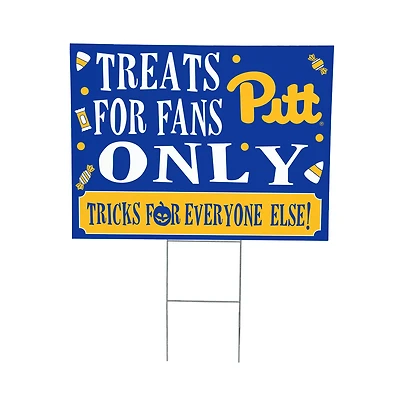 Pitt Panthers 18" x 24" Halloween Treats Outdoor Yard Sign