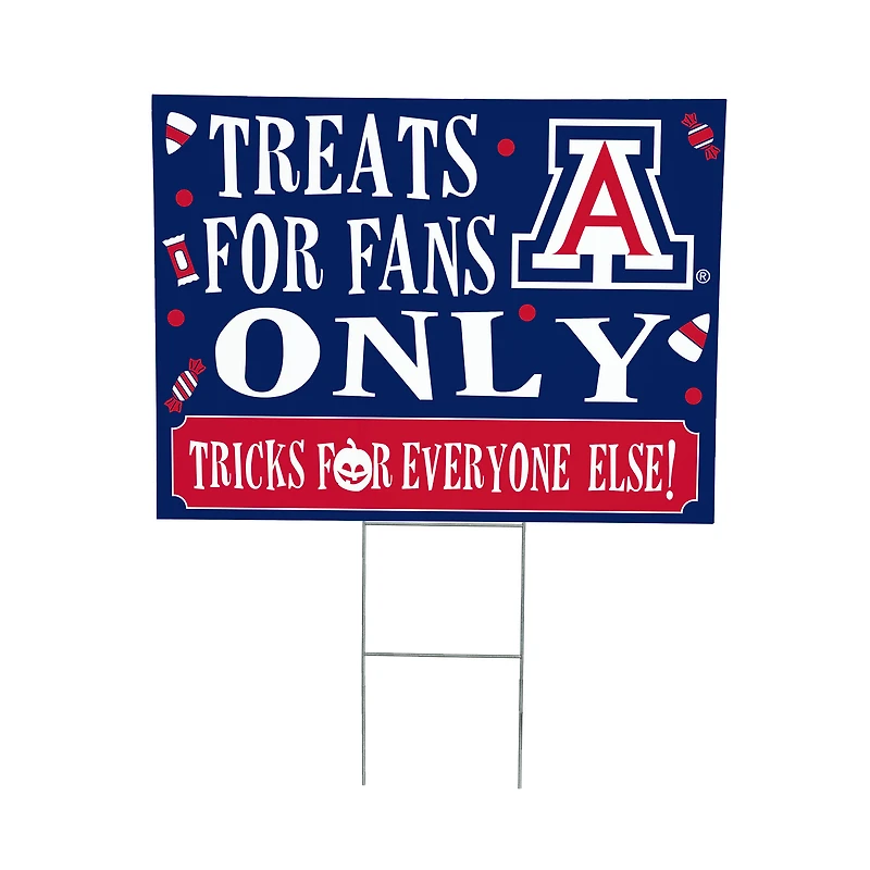 Arizona Wildcats 18" x 24" Halloween Treats Outdoor Yard Sign