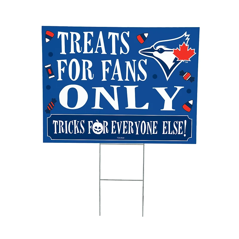 Toronto Blue Jays 18" x 24" Halloween Treats Outdoor Yard Sign