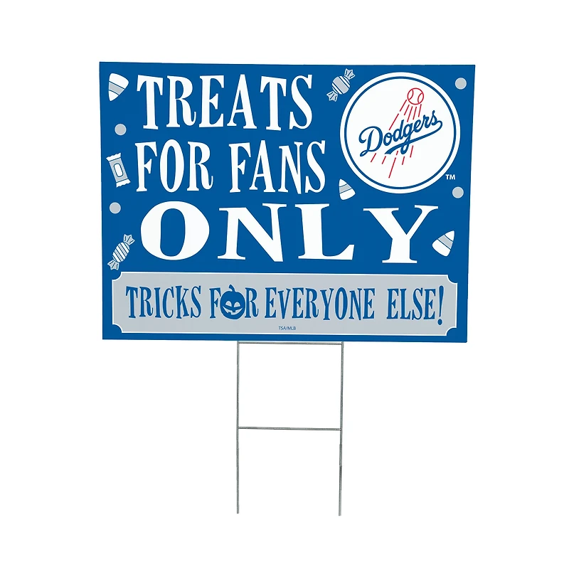 Los Angeles Dodgers 18" x 24" Halloween Treats Outdoor Yard Sign