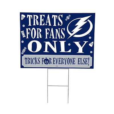 Tampa Bay Lightning 18" x 24" Halloween Treats Outdoor Yard Sign
