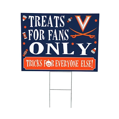 Virginia Cavaliers 18" x 24" Halloween Treats Outdoor Yard Sign