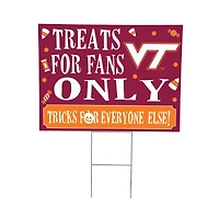 Virginia Tech Hokies 18" x 24" Halloween Treats Outdoor Yard Sign