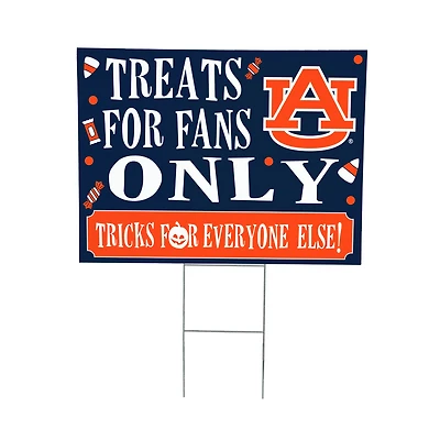 Auburn Tigers 18" x 24" Halloween Treats Outdoor Yard Sign