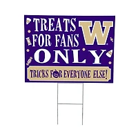 Washington Huskies 18" x 24" Halloween Treats Outdoor Yard Sign